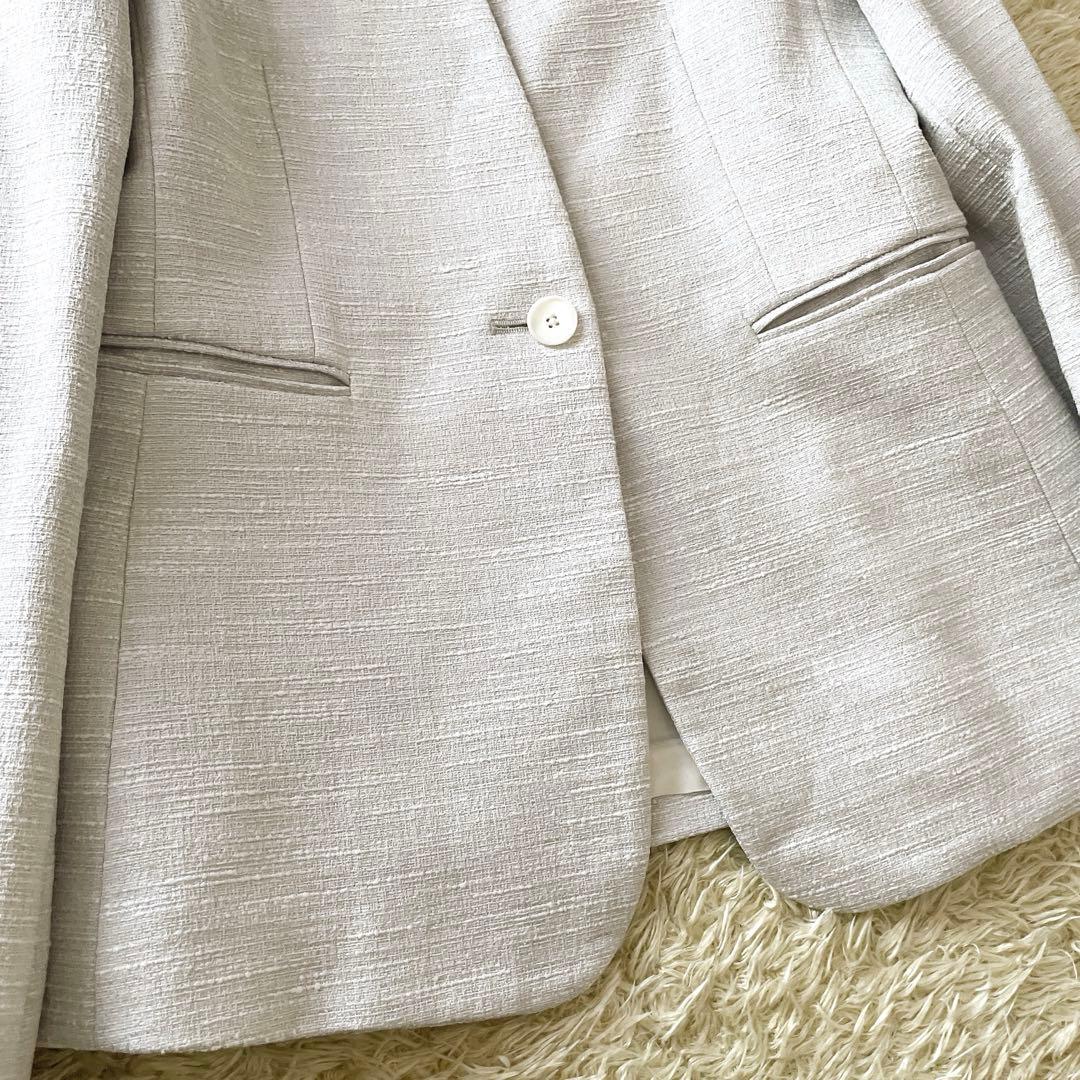 未使用⭐︎UNITED ARROWS 現行品 スラブ ノーカラー パンツスーツ