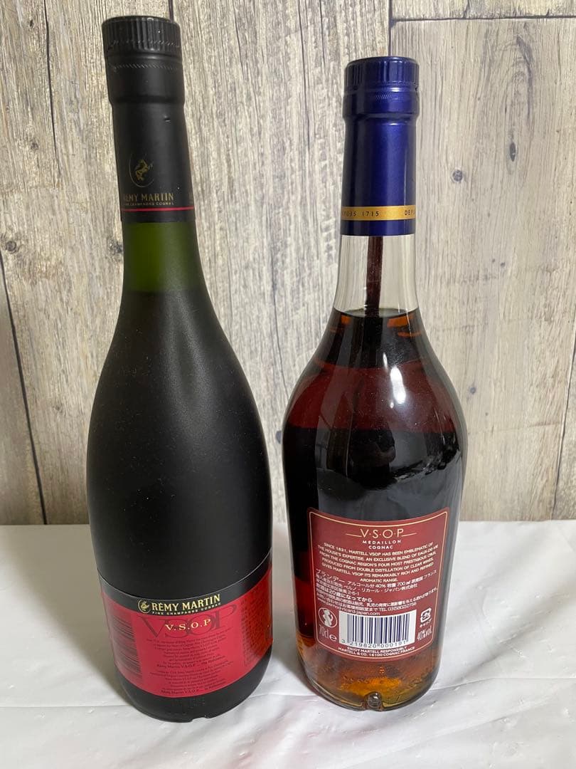 REMY MARTIN VSOP MARTELL VSOP 2本セット