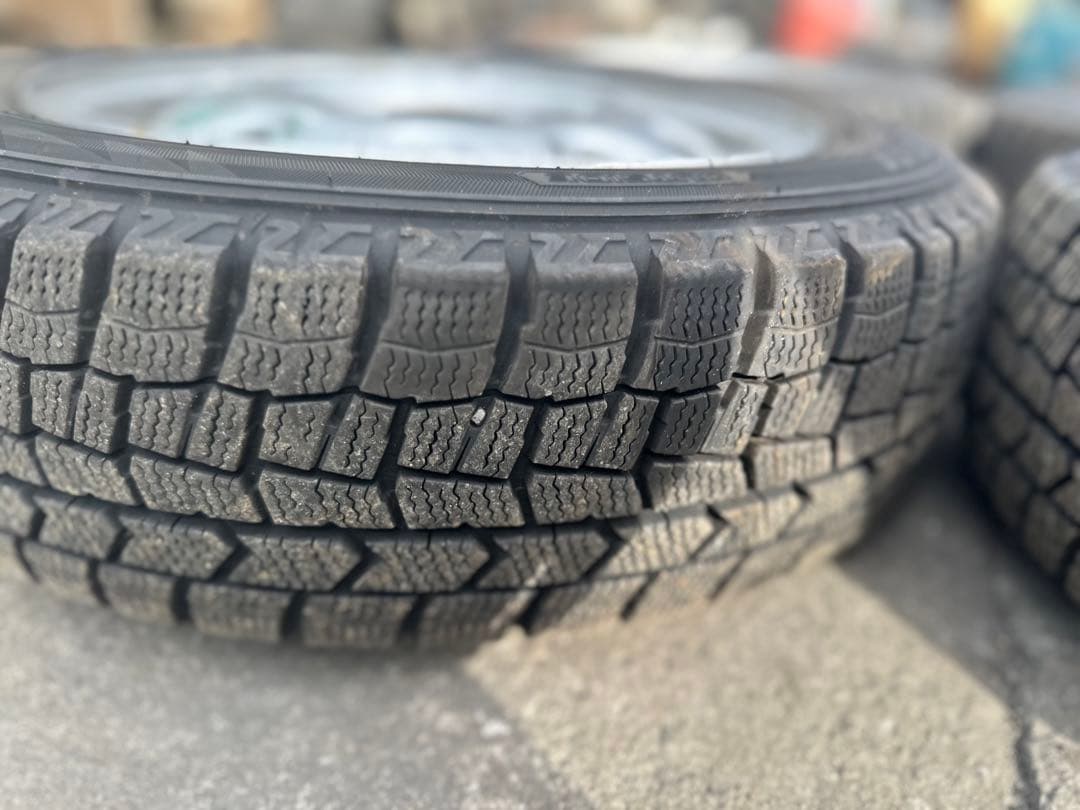 ホイール　スタッドレスタイヤ　付き　4本セット　155/65R14 ダンロップ