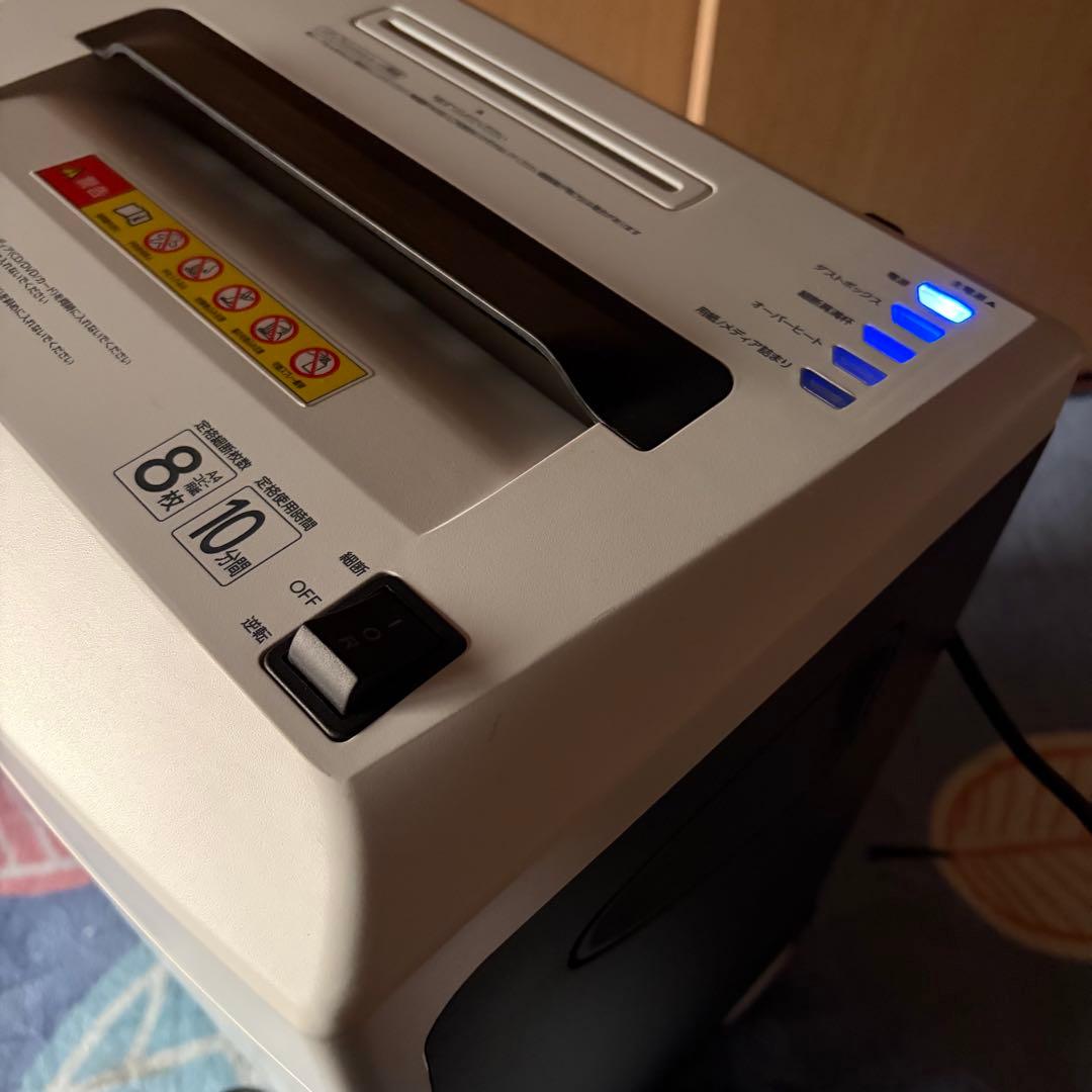 【美品】シュレッダー アスカ マイクロカットシュレッター A4 TMSA-01