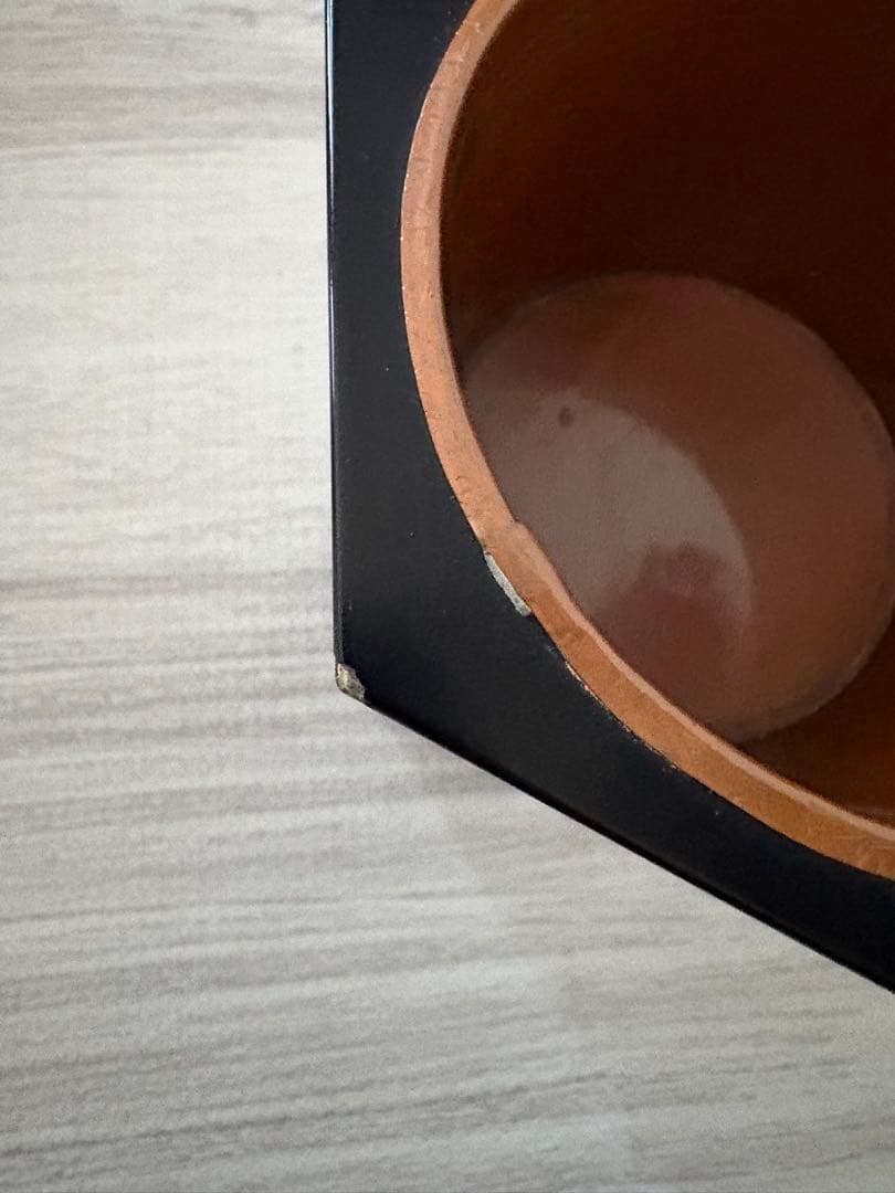 木製 六角形 フラワーベース 3点セット