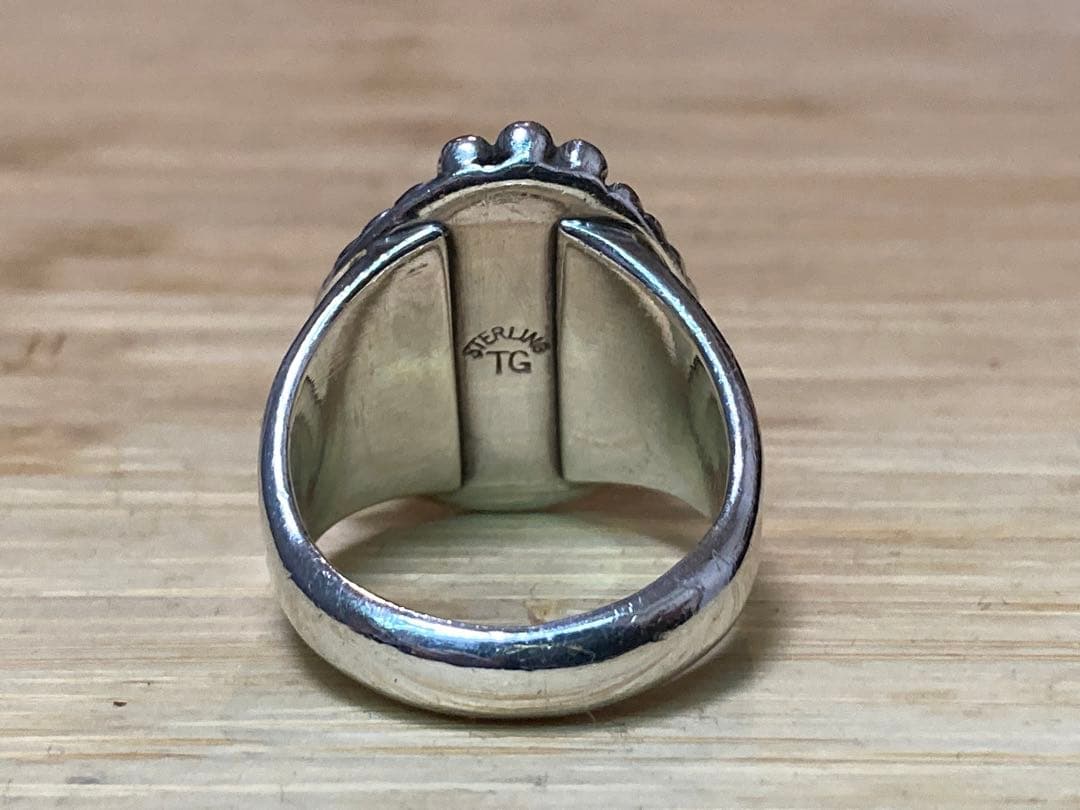 navajo TG 19号 sterling silver ターコイズリング