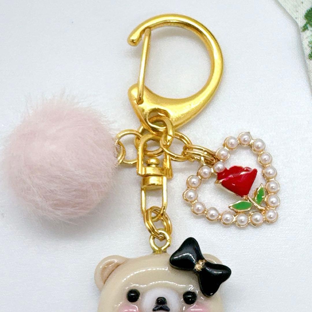 くまちゃんのチョコボックス レジンキーホルダー シャカシャカキーホルダー