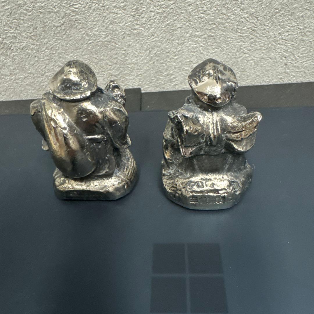 三越謹製 金属製品 七福神 2体セット