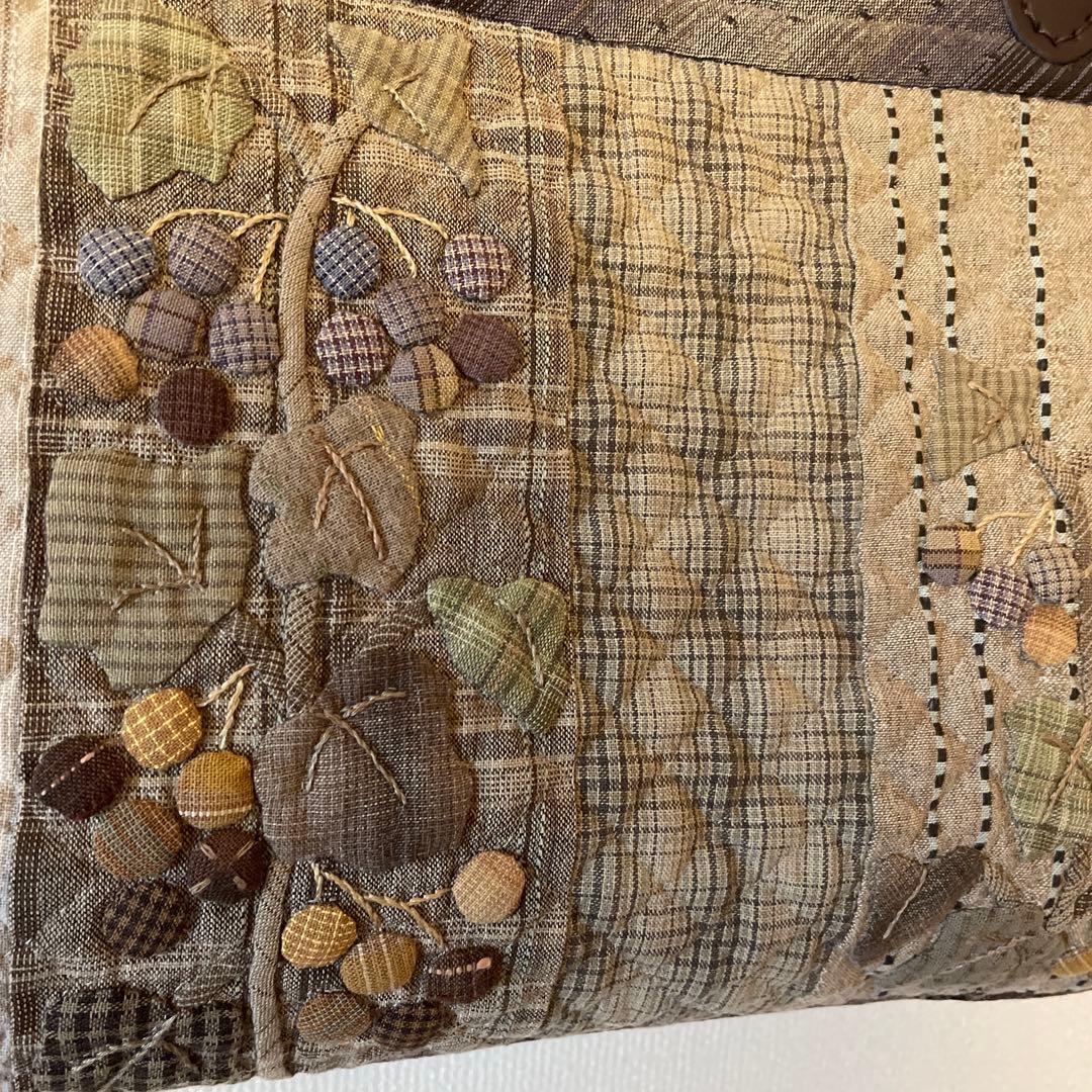 パッチワーク　ハンドメイド　バッグ