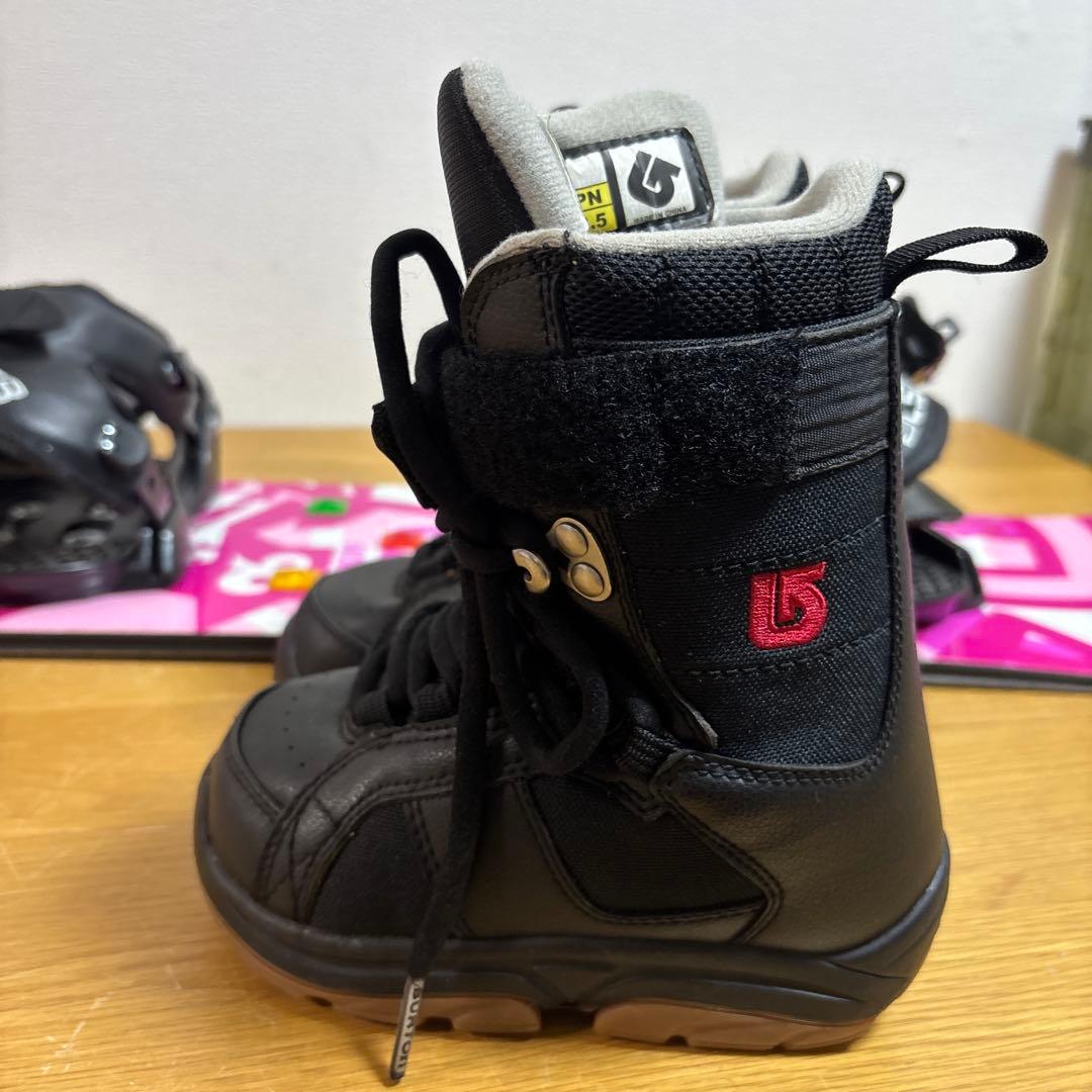 Burton バートン　キッズ　ジュニアスノーボードブーツ付　18-18.5cm
