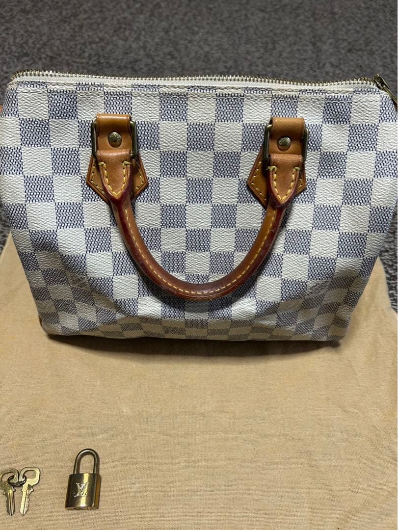 LOUIS VUITTON ルイヴィトン ダミエ アズール スピーディ25