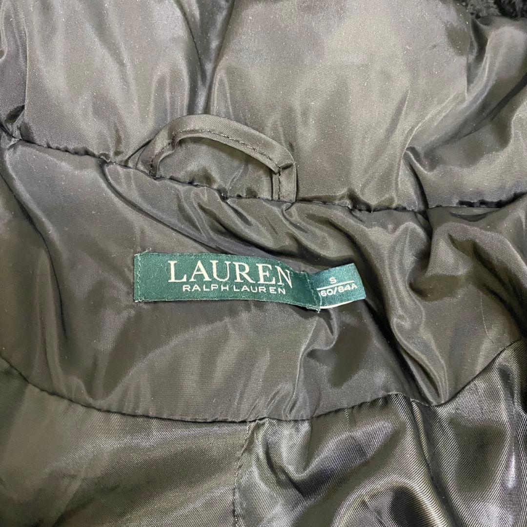 ラルフローレン ダウンコート ロング 黒 3way ベルト Aライン フード S