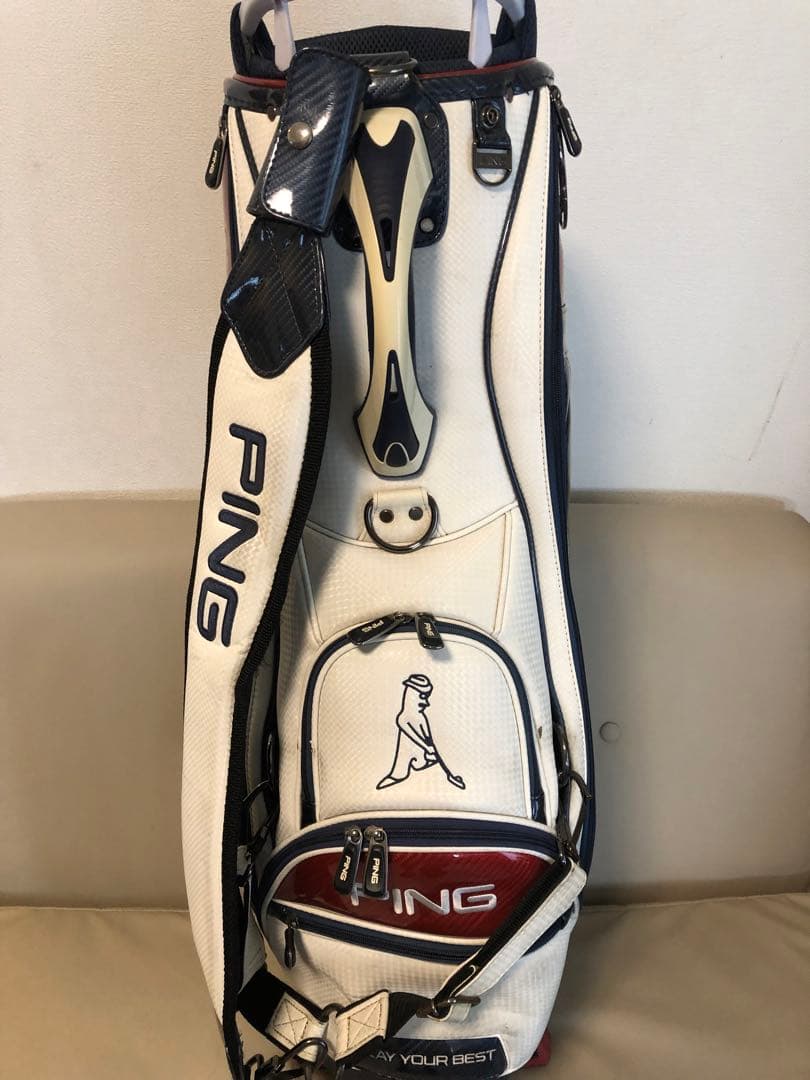 【送料込み】廃盤希少　完売品PING Karsten キャディバッグ　ピン
