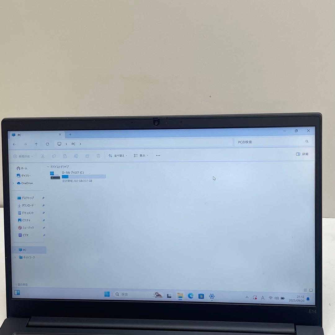 #269 レノボ ThinkPad E14 Gen2 i5-1135G7 8GB