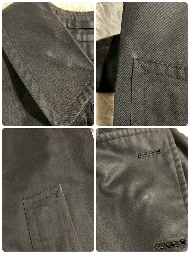 バーバリーロンドン　トレンチコート　カシミヤライナー　ベルト　ノバチェック　黒