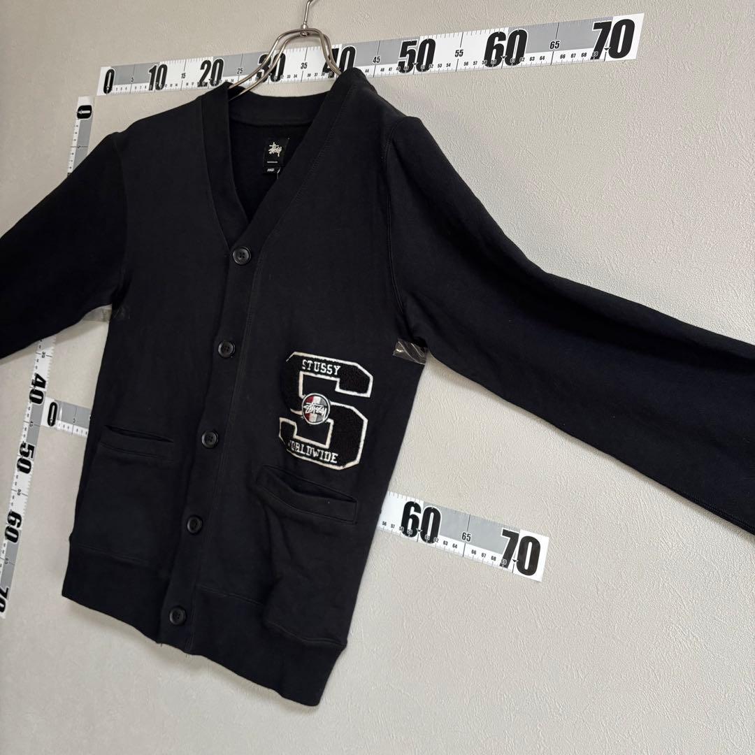 新品 タグ付きstussy ステューシー カーディガン トレーナースウェット S