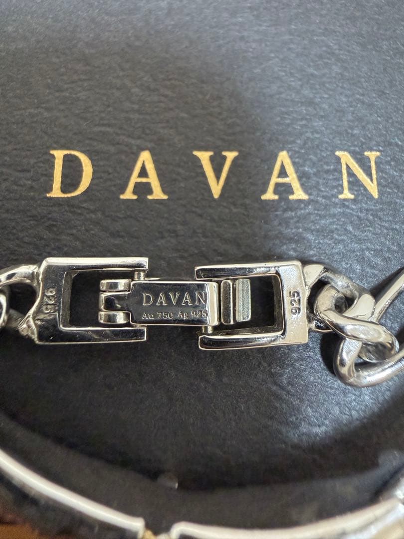 DAVAN シルバー925 ブレスレット プラチナ仕上げ　完全オーダー非売品