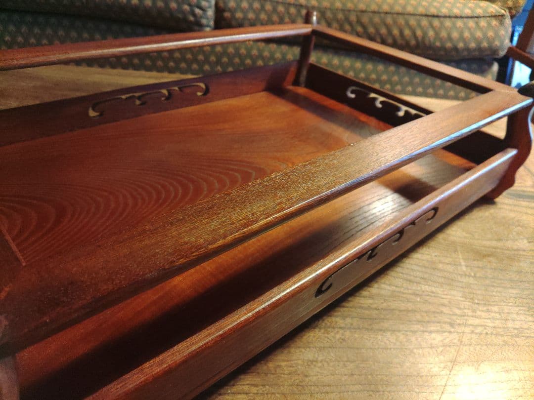 花台 日本製 天竜 彫刻　フラワースタンド 華道 生け花　アンティーク