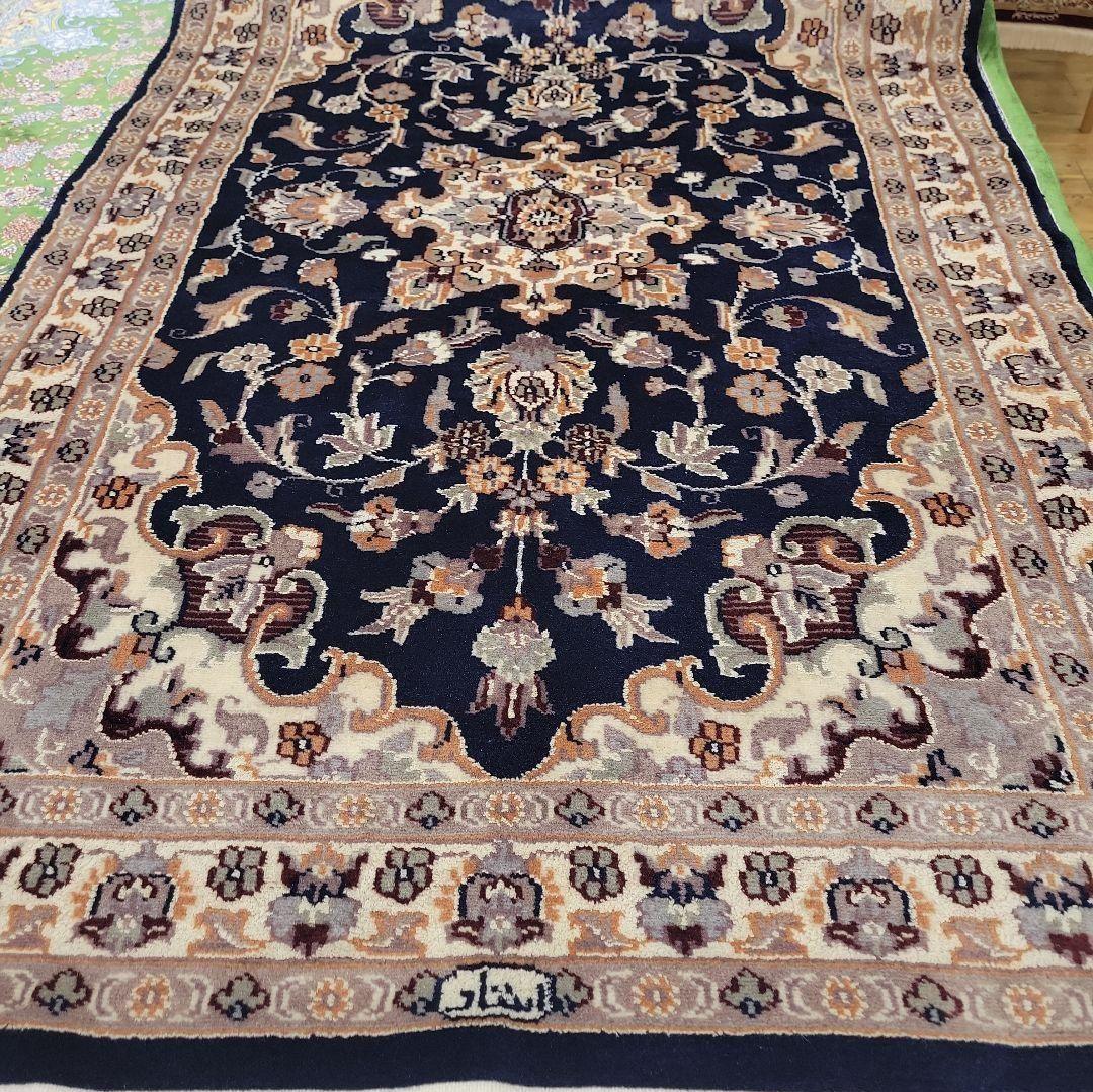 151x90cmパキスタン手織り絨毯(24)ギャッベ・絹・クム・ペルシャ・ラグ