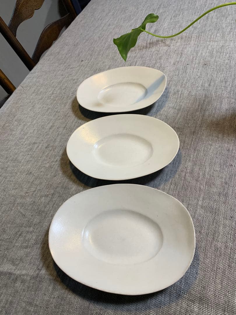 安藤雅信　初期作品　ギャルリ百草　楕円　オランダプレート　美品　希少