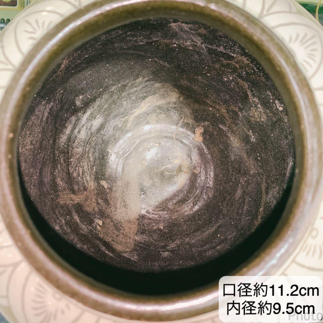 中国 磁州窯 白釉 剔花卉文　骨董品　アンティーク　花瓶　古美術