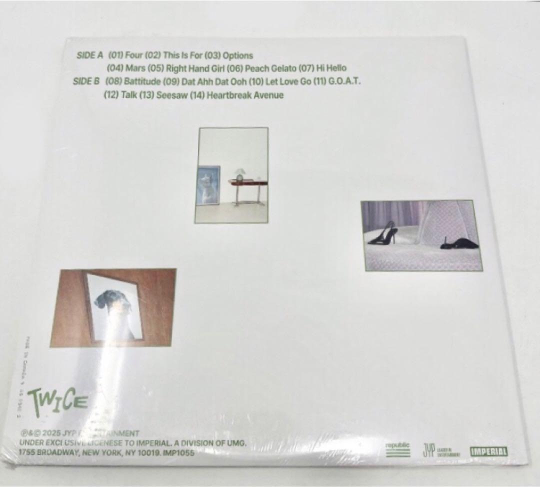 【US 限定品】TWICE THIS IS FOR Vinyl LP レコード