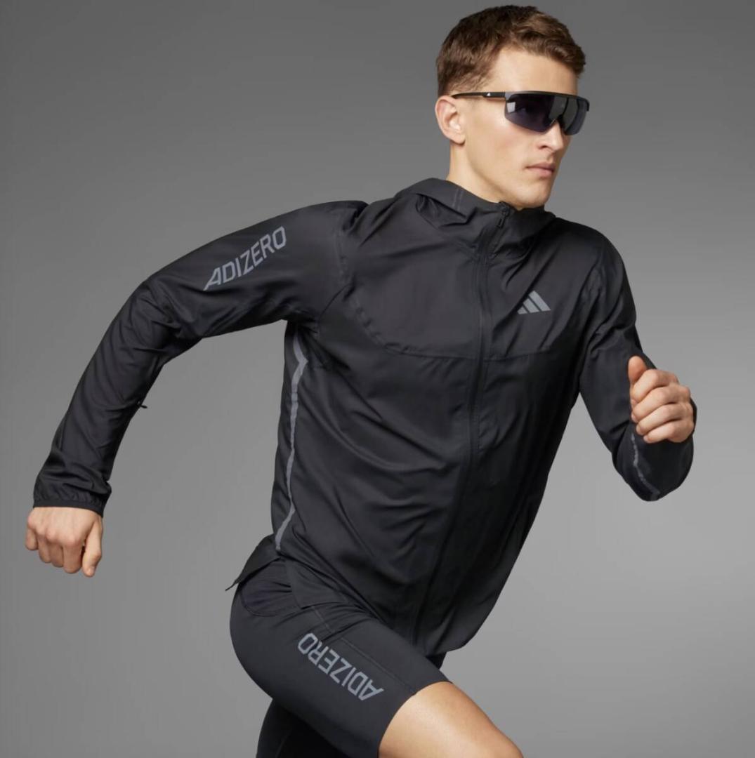 Lサイズ 新品 adidas ADIZERO ランニング ジャケット 撥水