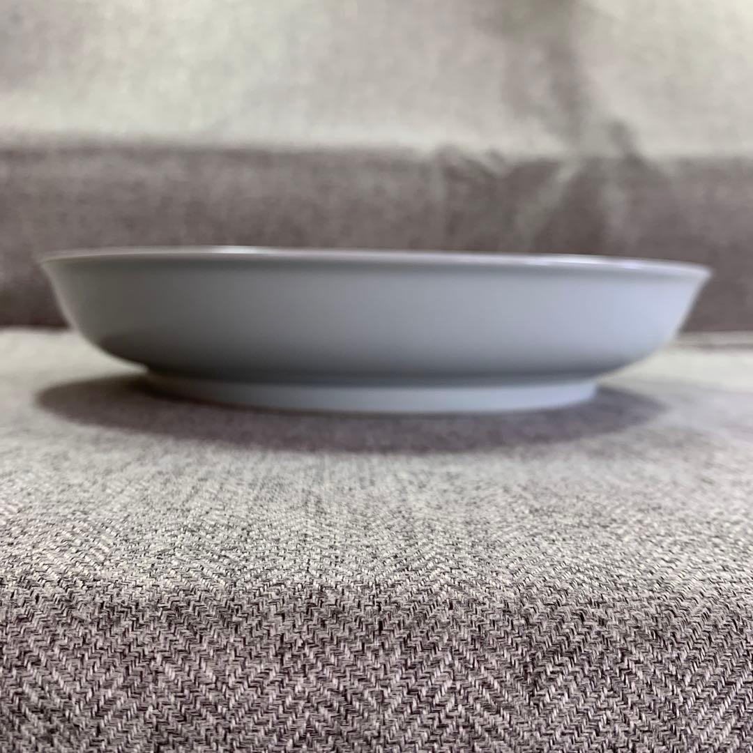 なちゅたろ　源右衛門　プルーン文　皿　染濃　染赤濃　染付　盛皿　盛鉢中皿