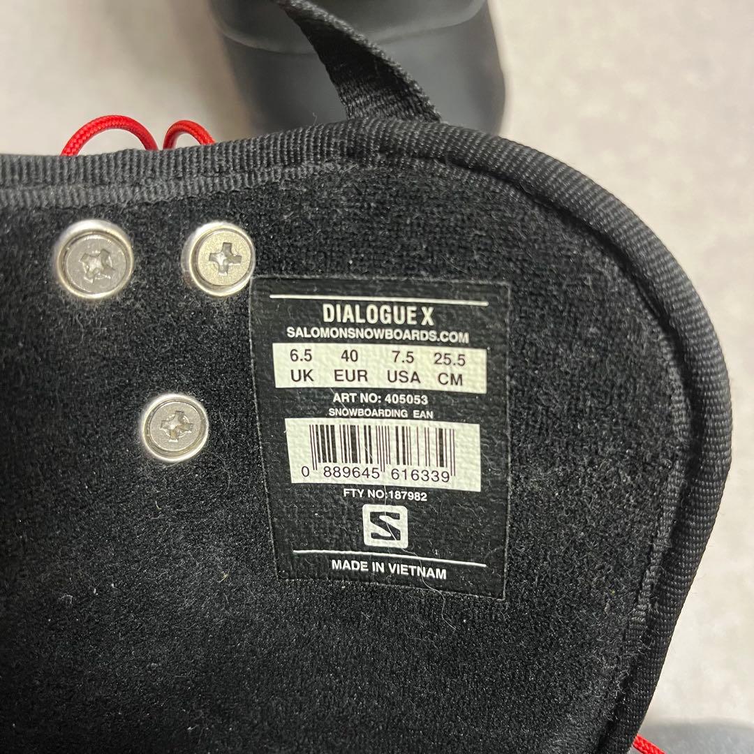 サロモン DIALOGUE X WIDE スノボブーツ25.5cm