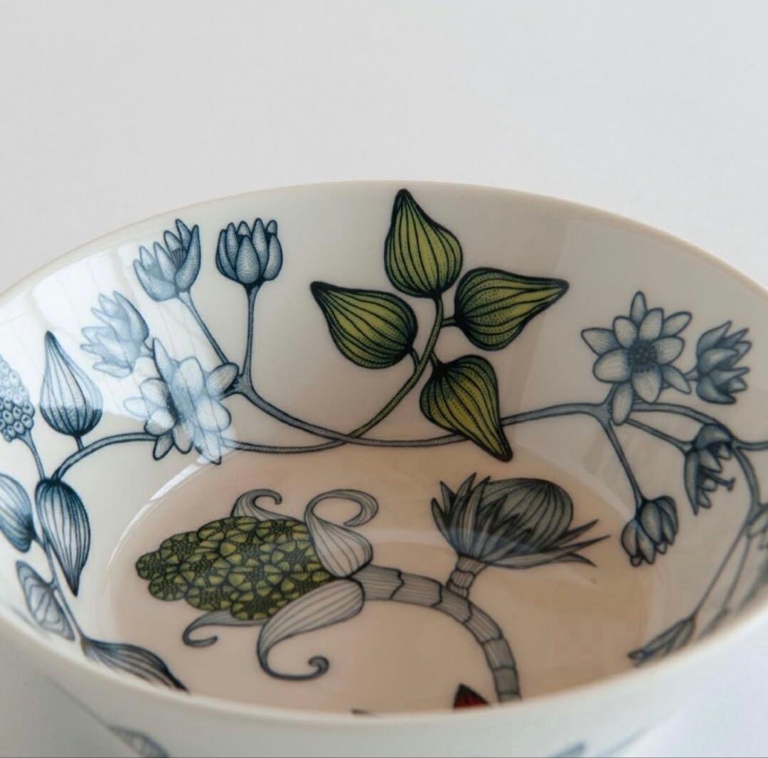 【未使用ロゴ入りシール付き】アラビア　ルノ　サマーレイ　ボウル17cmペア