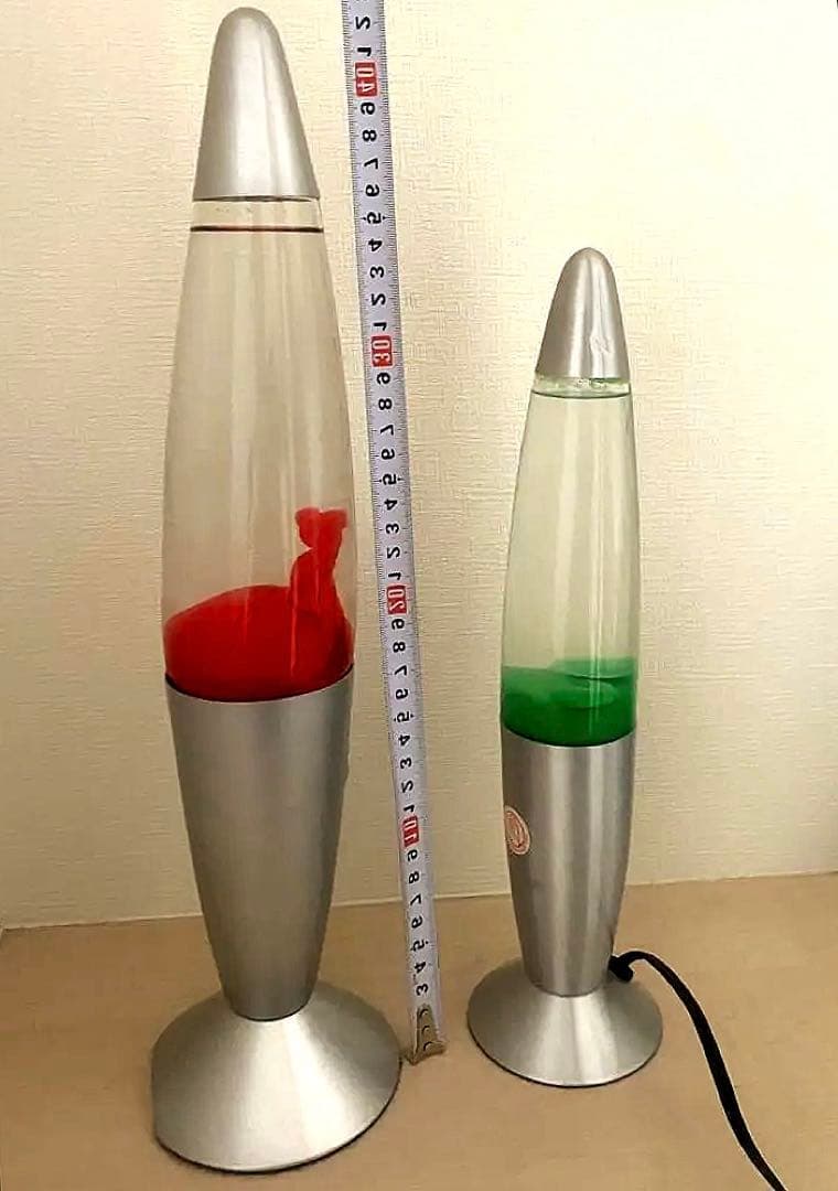 ラバーランプ セット（グリーン・レッド）