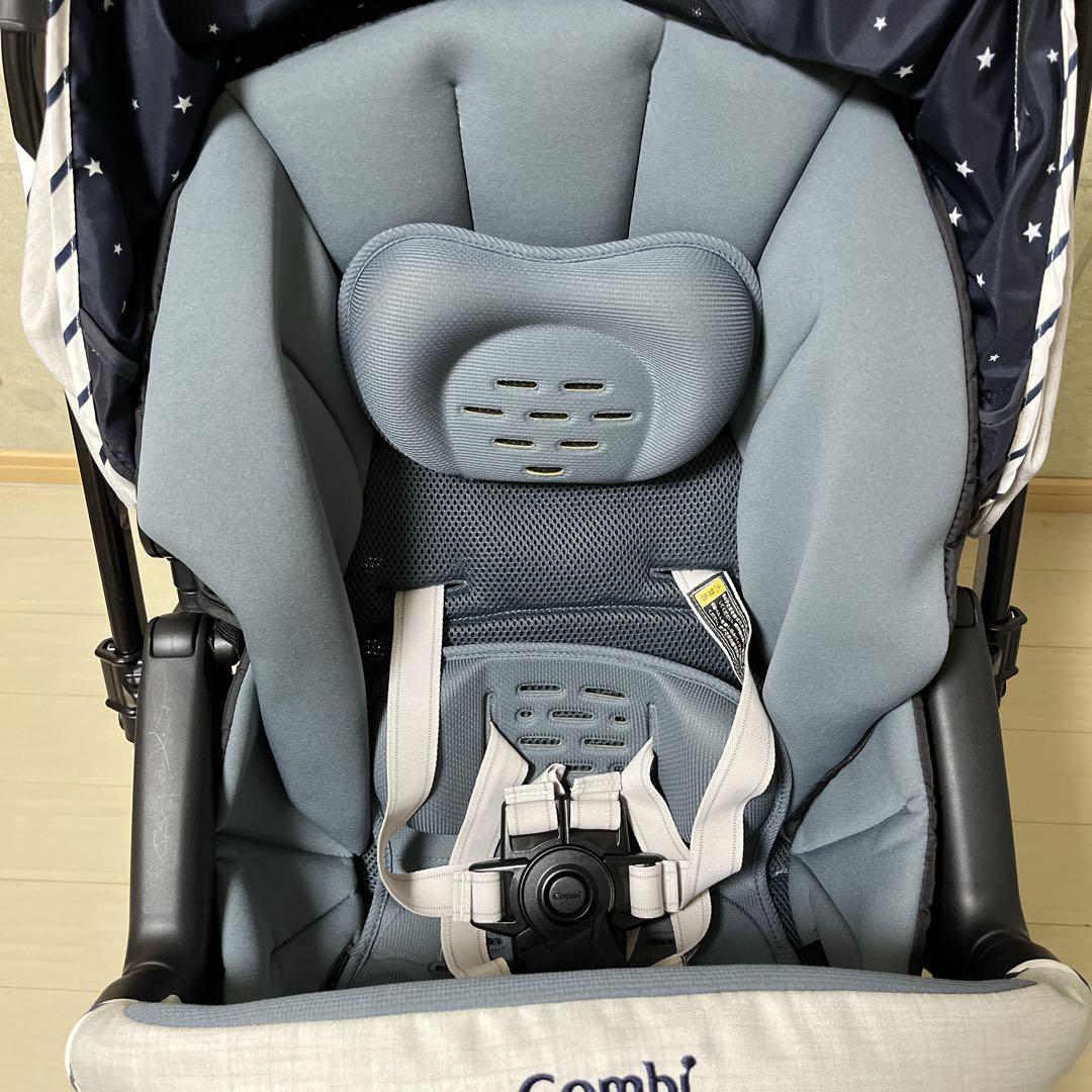 極美品　コンビ スゴカル　4キャス コンパクト　エッグショック HS ベビーカー