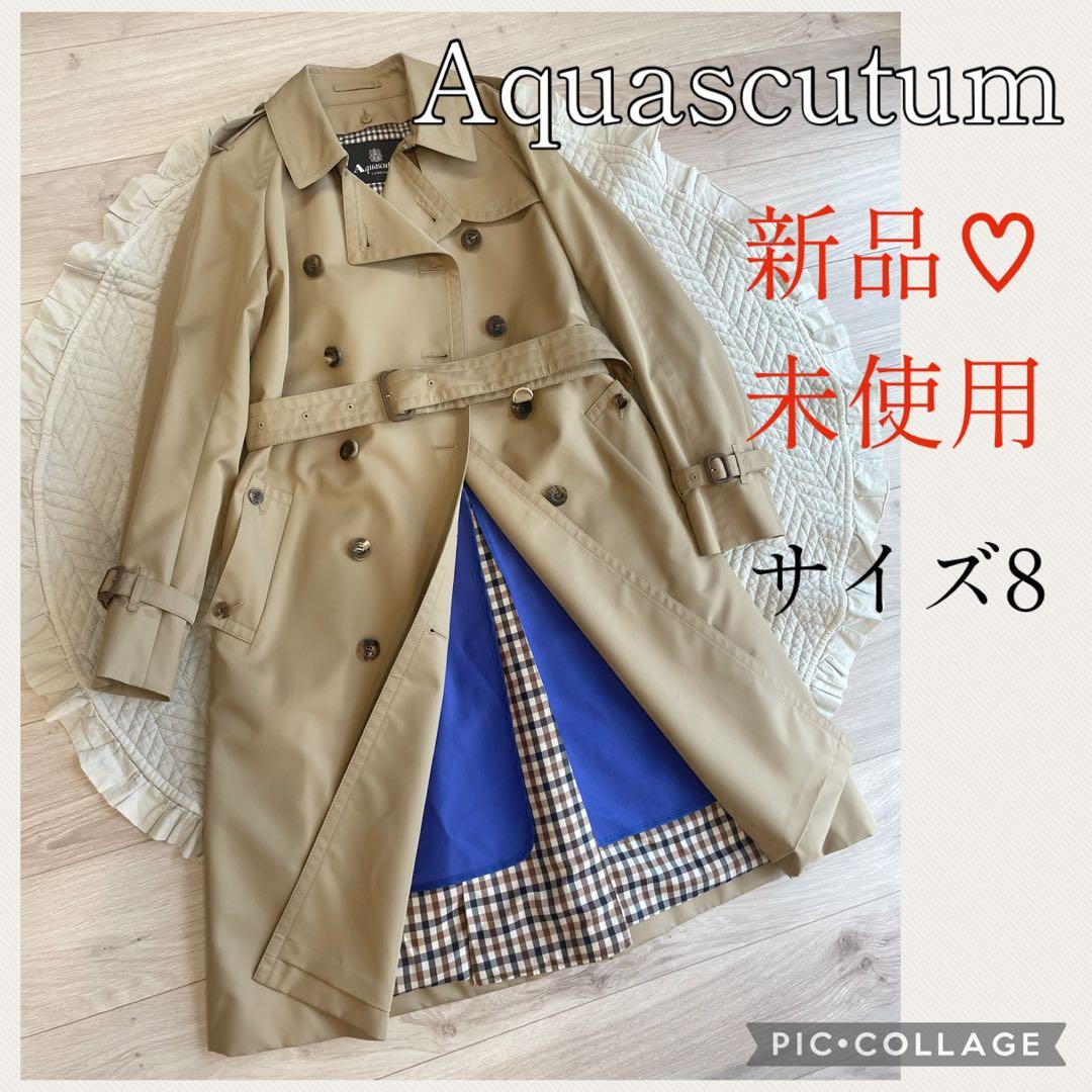 ゆっこ♡新品♡ アクアスキュータム ブルーライナー付きトレンチコート
