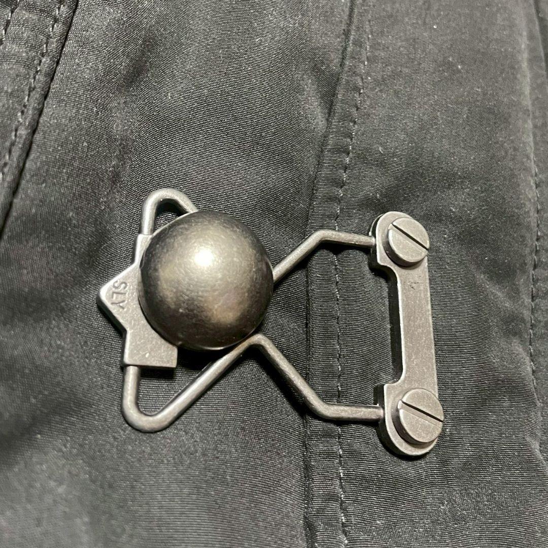 SLY　y2k N-3B グランジ ショートモッズコート ファー 黒