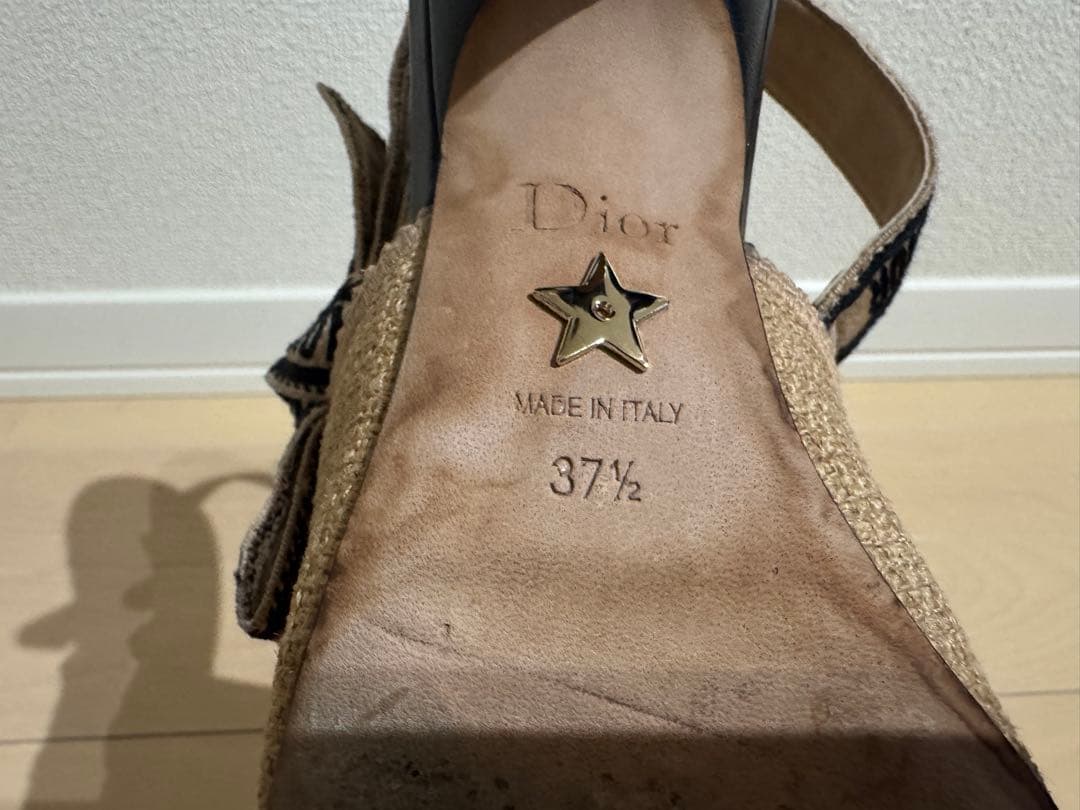 正規品ディオール Dior JADIOR スリングバックパンプス24.5cm