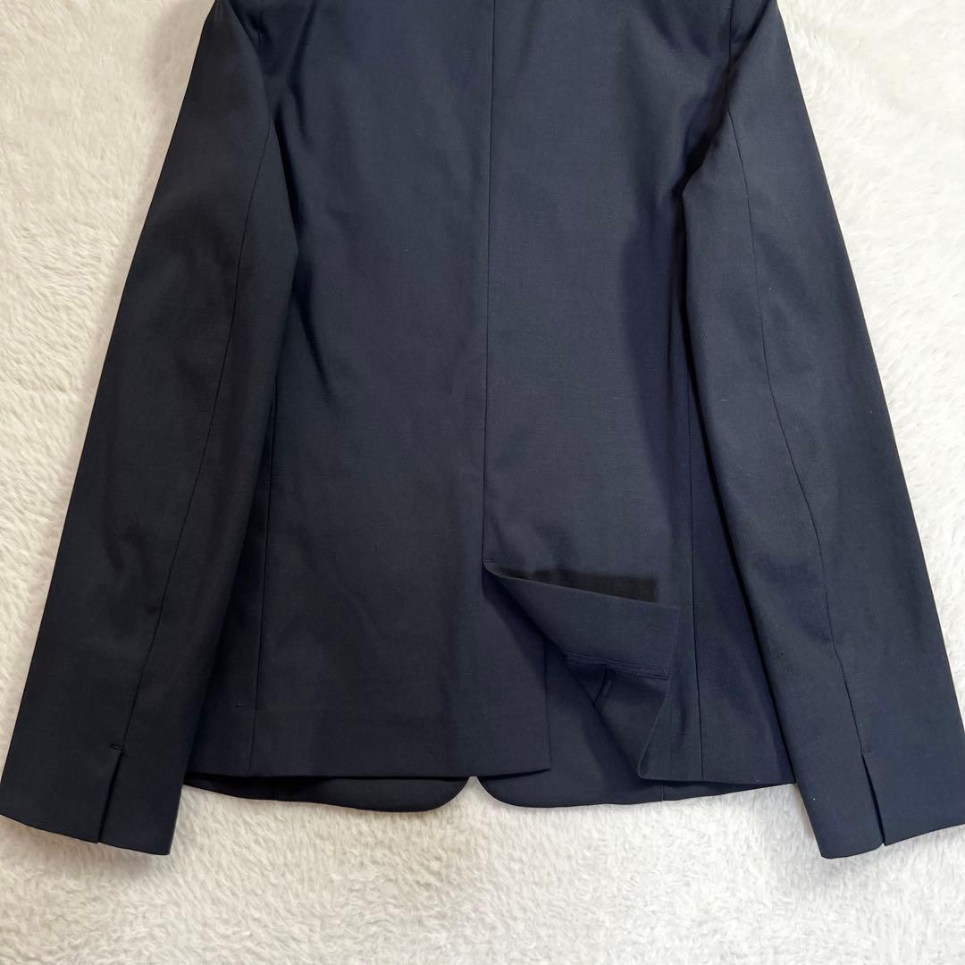 美品✨プラステ ノーカラージャケット パンツスーツ セットアップ ネイビー XS