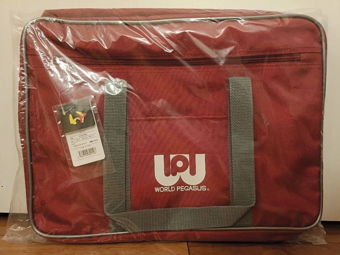 【新品・未開封】旧 ワッぺ ワールドペガサス　レッド　赤　スクバ マルミ運動具店
