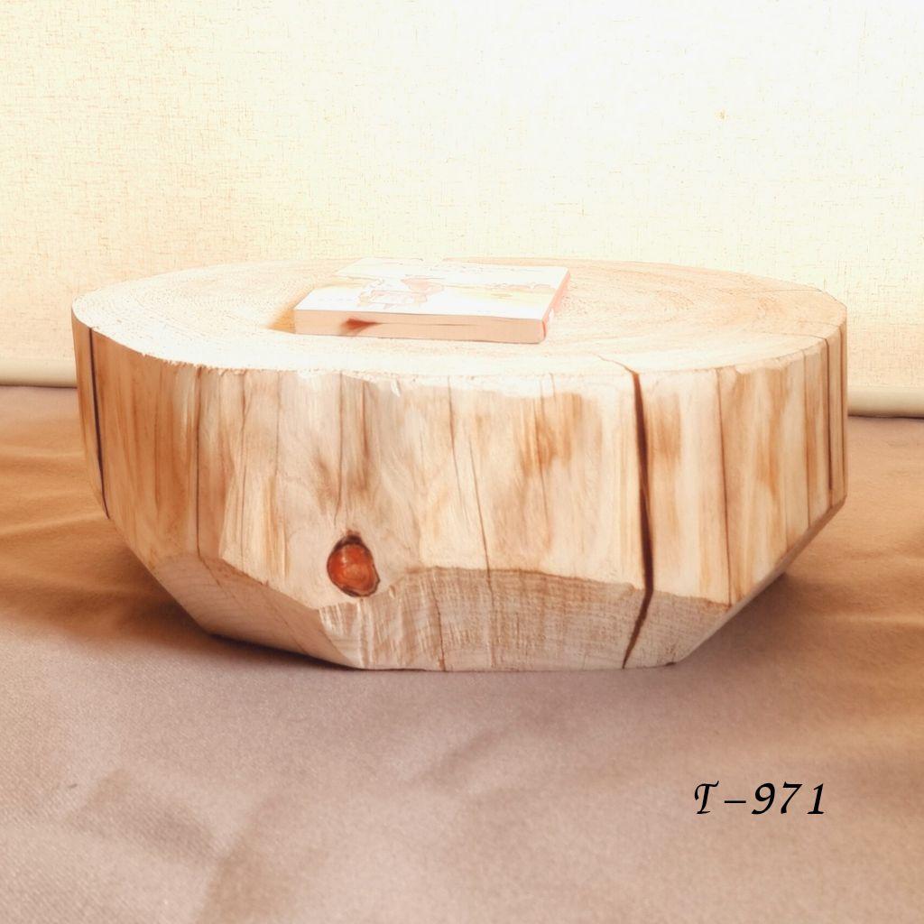 セール品 天然アロマ ひのきテーブル 飾り台 無垢無塗装 オーガニック 炙り