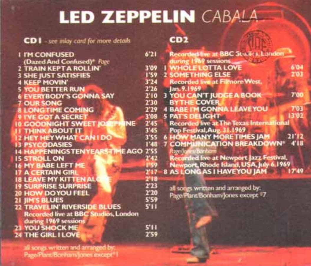 ☕【希少8CDBoxSet】Led Zeppelin CABALA