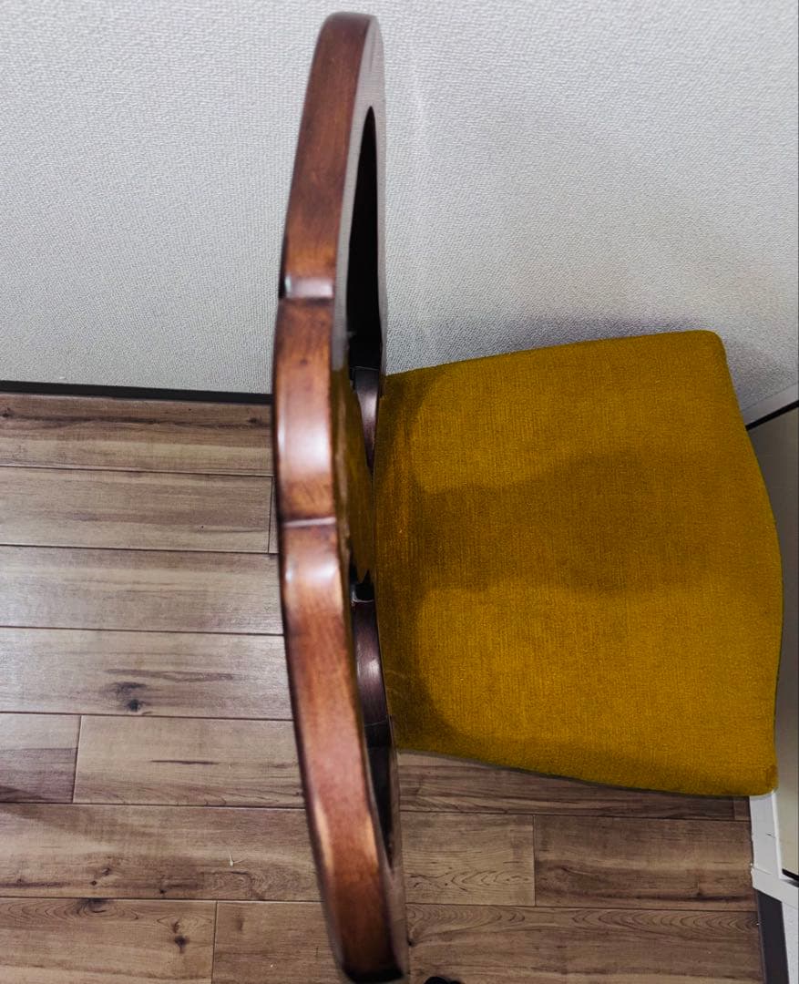 イタリア製 象嵌細工 ダイニングチェア 猫脚 アンティーク 椅子 イス ロココ調