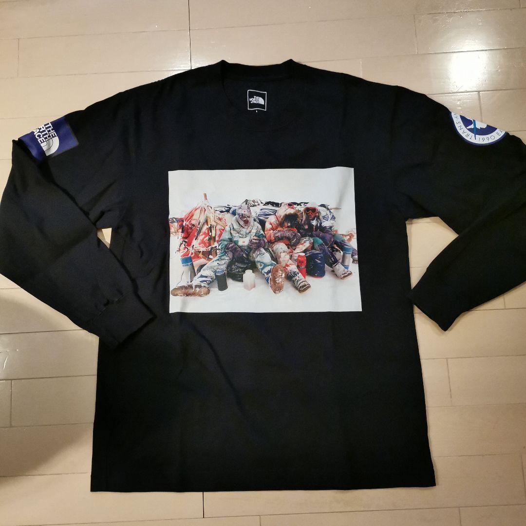 【Lサイズ・着用3回】ノースフェイス　トランスアンタークティカ　ロングTシャツ