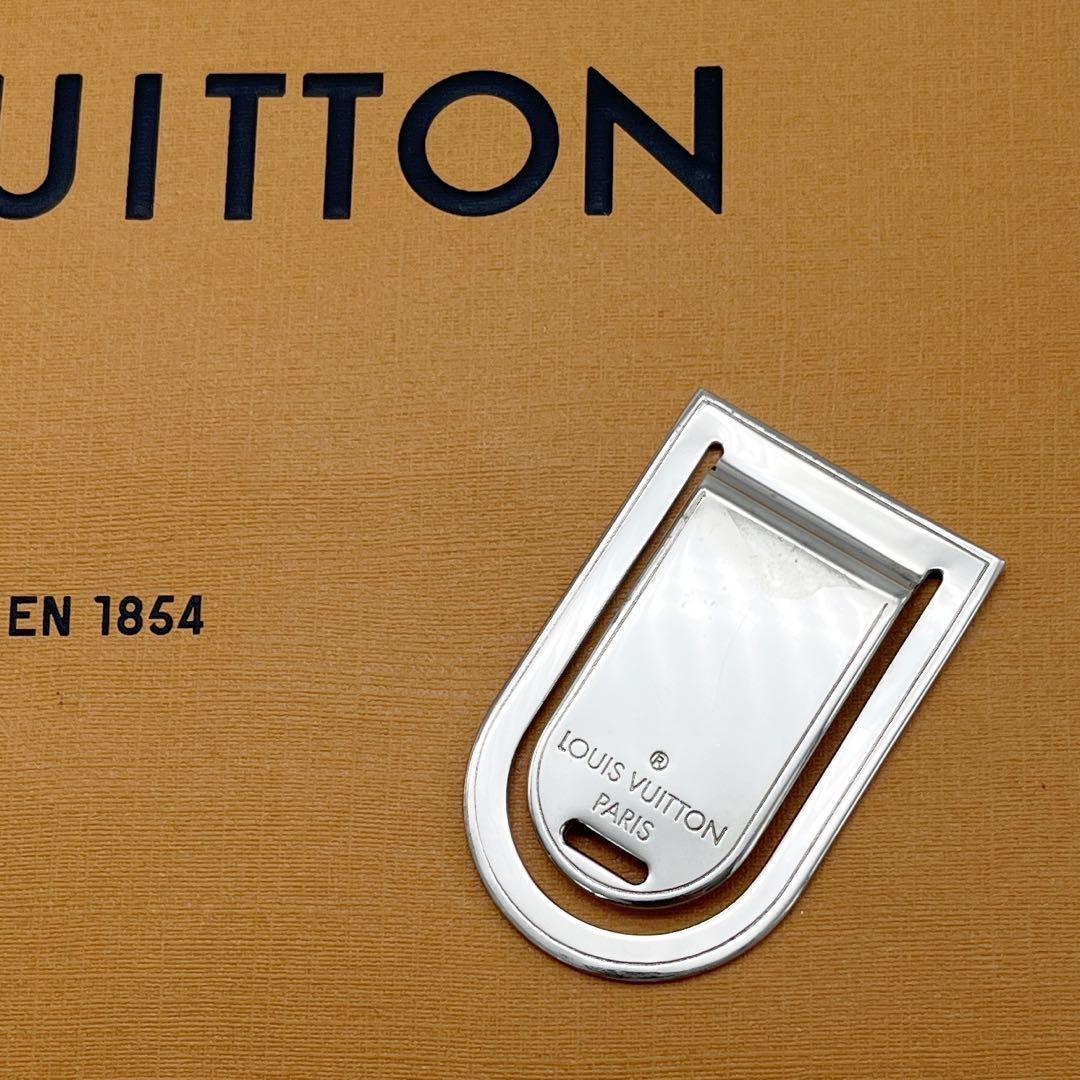ルイヴィトン　パンス ア ビエ ポルト アドレス シルバー マネークリップ