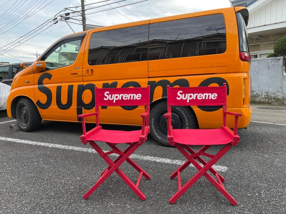 Supreme ディレクターズチェア 2脚セット