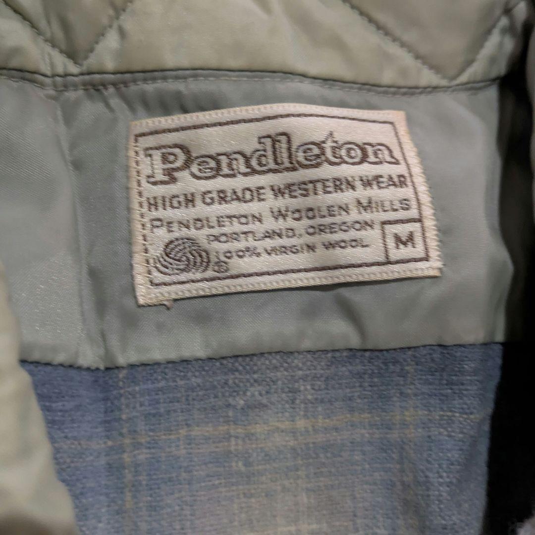 雨*様 PENDLETON　ペンドルトン　70's、USA製　白タグ　オンブレシ