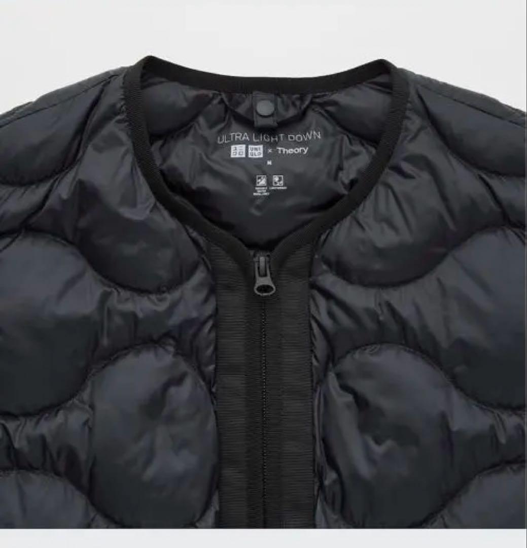 UNIQLO x Theory ウルトラライトダウンロングベスト ブラック