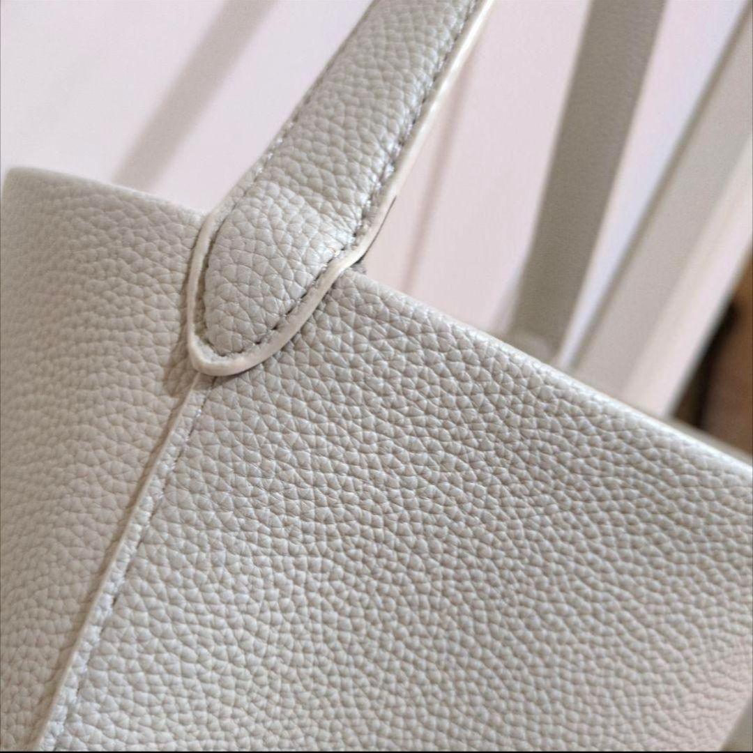 ザ・ロウ Medium N/S ミディアム パーク トート バッグ アイボリ－