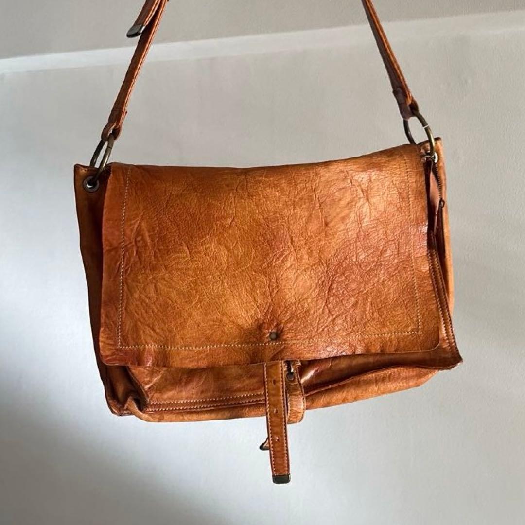 dan gentenレザー メッセンジャーバッグ ショルダーバッグ