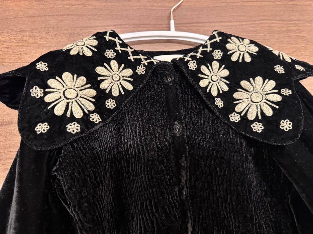 Bonjour diary ボンジュール ベルベット チュニック ワンピース