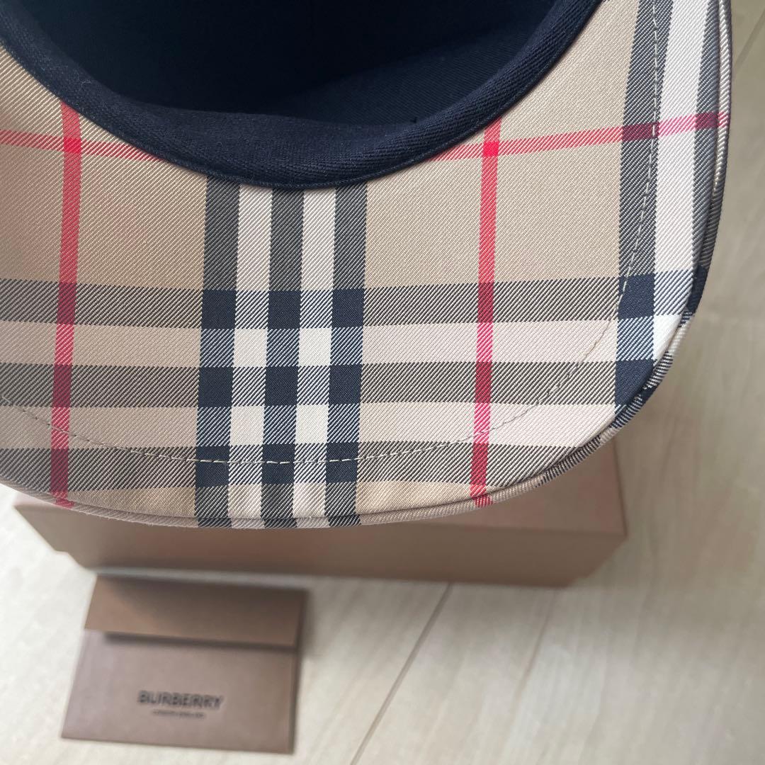 Burberry チェック柄 ベースボールキャップ 美品