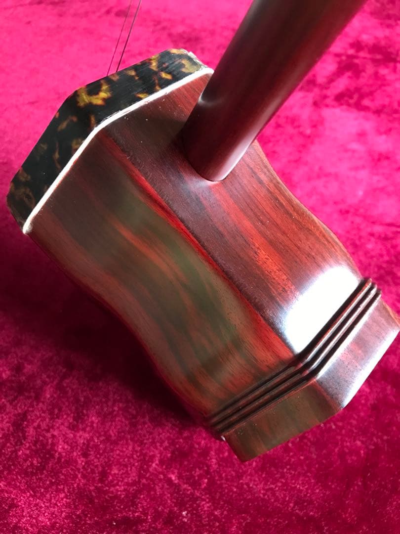 特価・二胡★最上級紫檀★錦蛇皮★古月琴坊・万其興製作★十年保証★一生の宝物