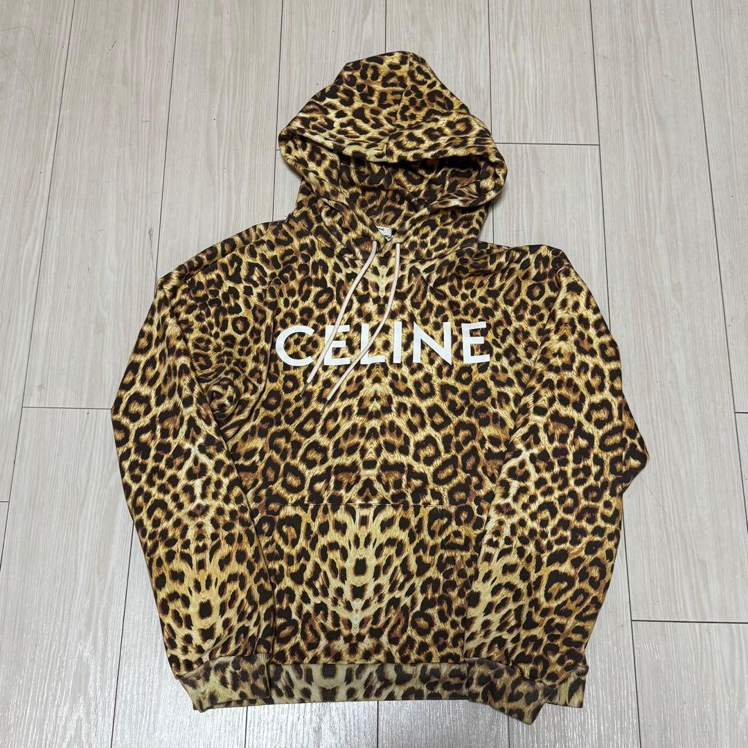 CELINE 21SS レオパード　パーカー　エディ期
