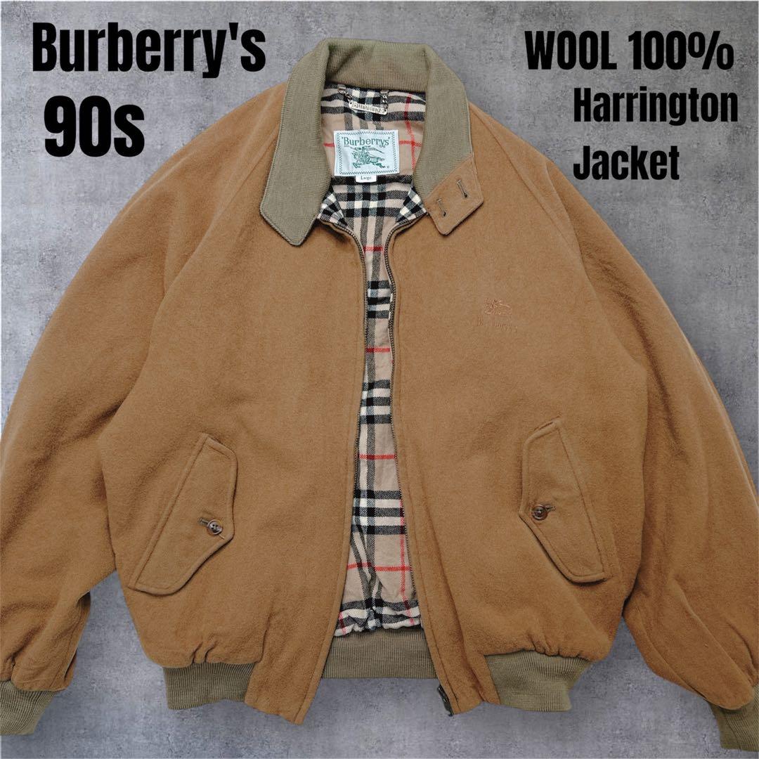 【vintage】Burberrys ノバチェック ハリントンジャケット ウール