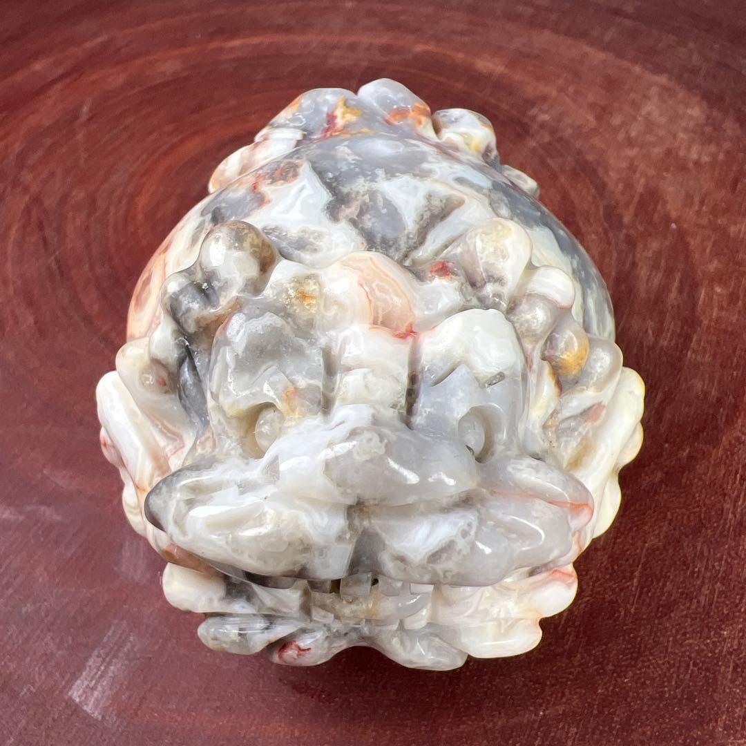 天然石　ロングイ　メキシコ瑪瑙　メキシコクレイジーアゲート