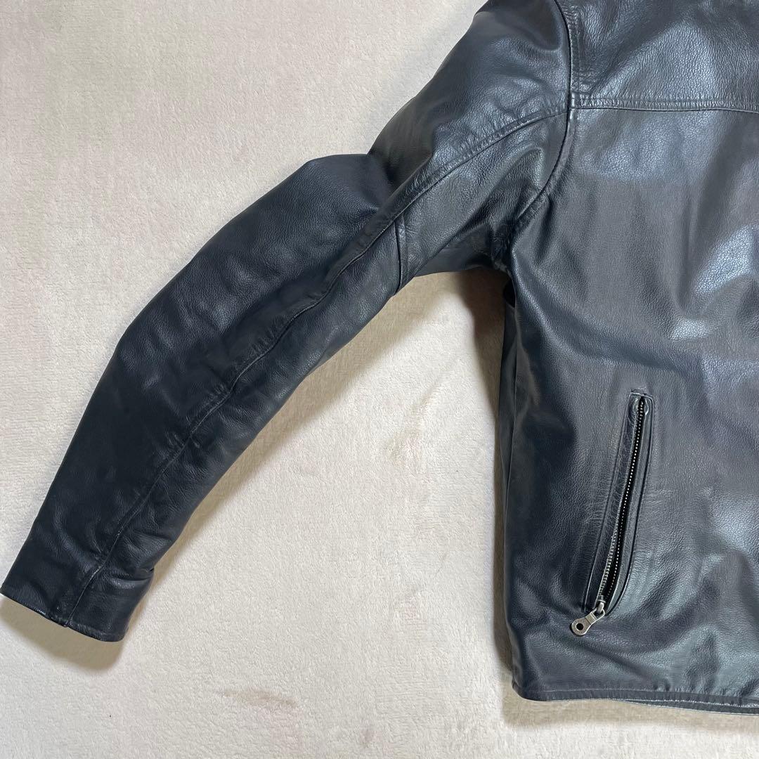 【美品】Harley-Davidson レザージャケット Mサイズ 刺繍ロゴ